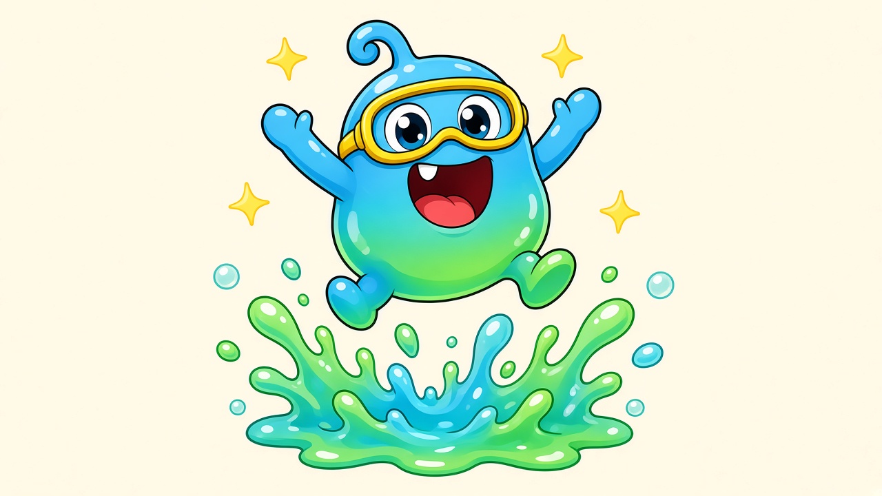 Stap 3: Spring en roep: GLOOP! Bestand dans_3.